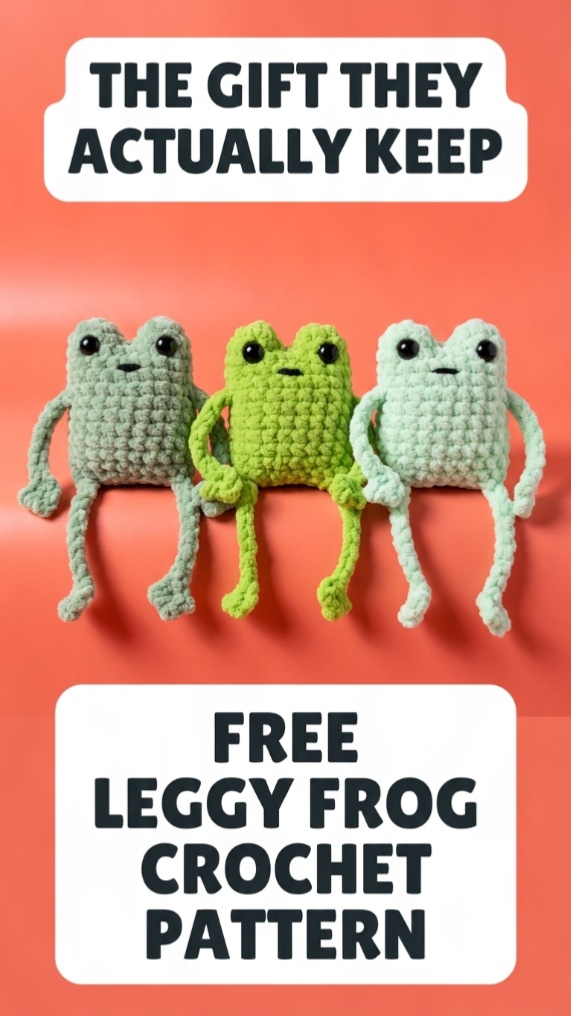 Leggy Frog Crochet Pattern (Free + No Sewn-On Limbs)