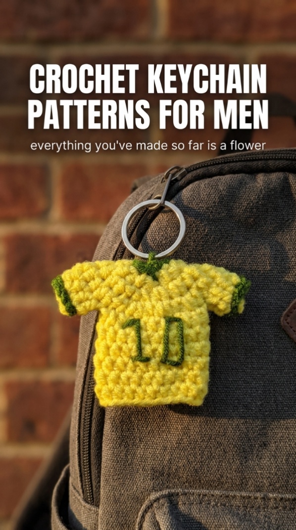 Crochet Keychain Patterns for Men and Boys: 10 Free Patterns You Can Finish Tonight